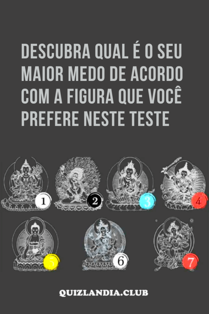 Descubra Qual O Seu Maior Medo De Acordo A Figura Que Voc