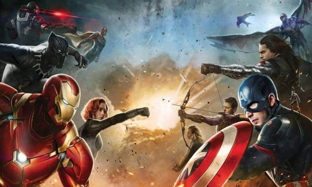 foto da cena do filme capitão américa - guerra civil