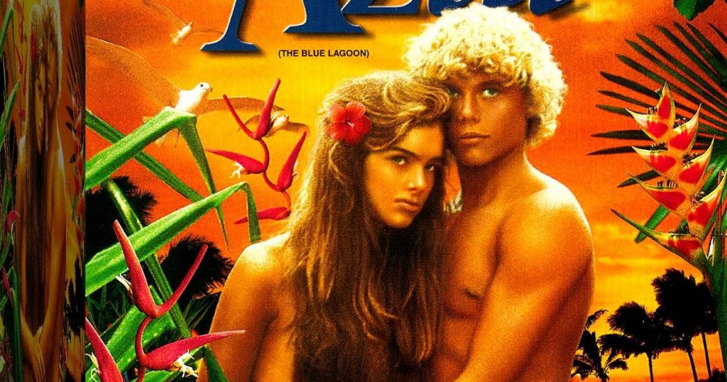 capa do dvd do filme lagoa azul