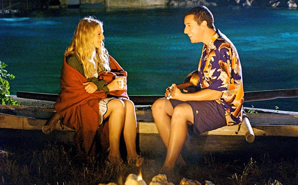 protagonistas do filme como se fosse a primeira vez em uma das cenas principais e mais romanticas