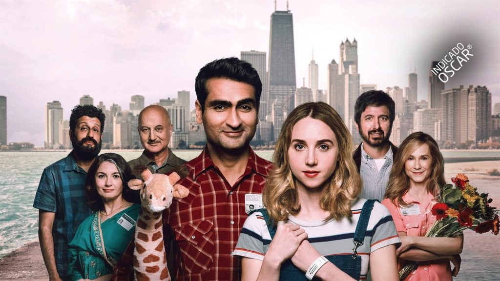 filme indicado ao oscar doentes de amor de 2017 - foto de todos os atores principais da comédia romantica
