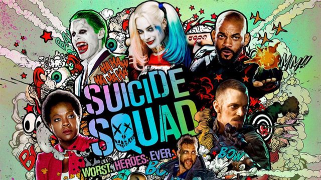 desenho do filme esquadrão suicida