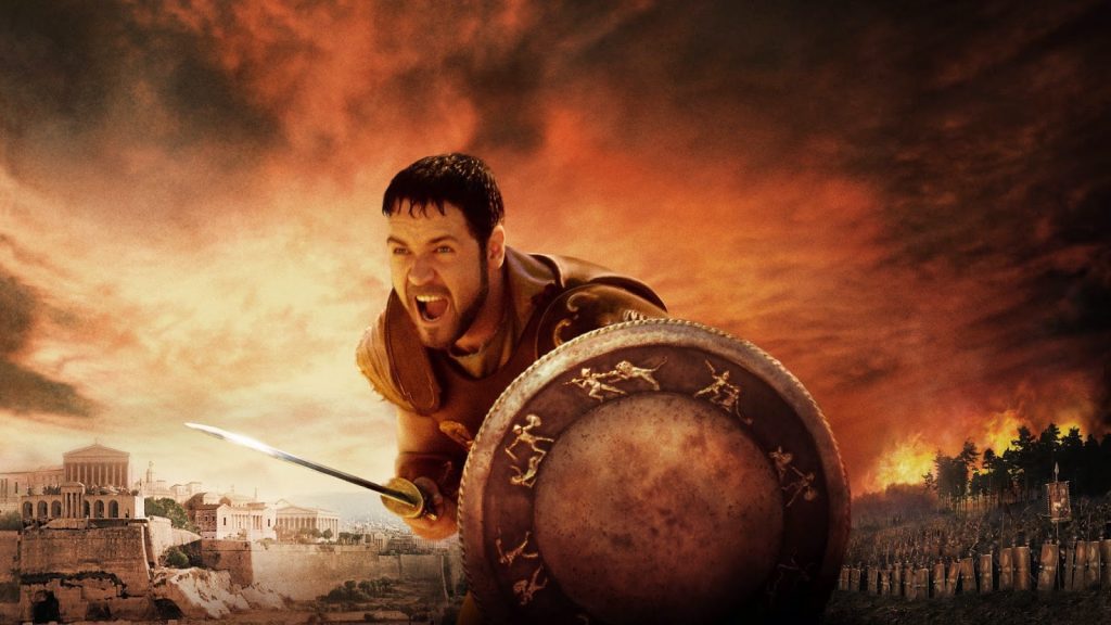 capa do filme Gladiador do ano de 2000