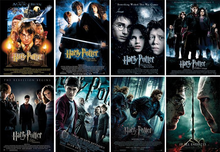 filmes de harry potter
