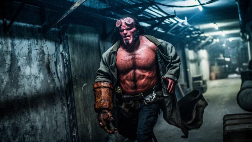 Hellboy em uma das cenas do filme