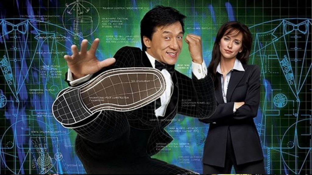  Jackie Chan e a atriz principal do filme o terno de 2 bilhões de dólares