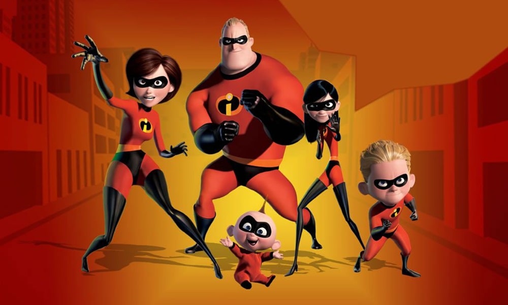 família do filme os incríveis - todos juntos