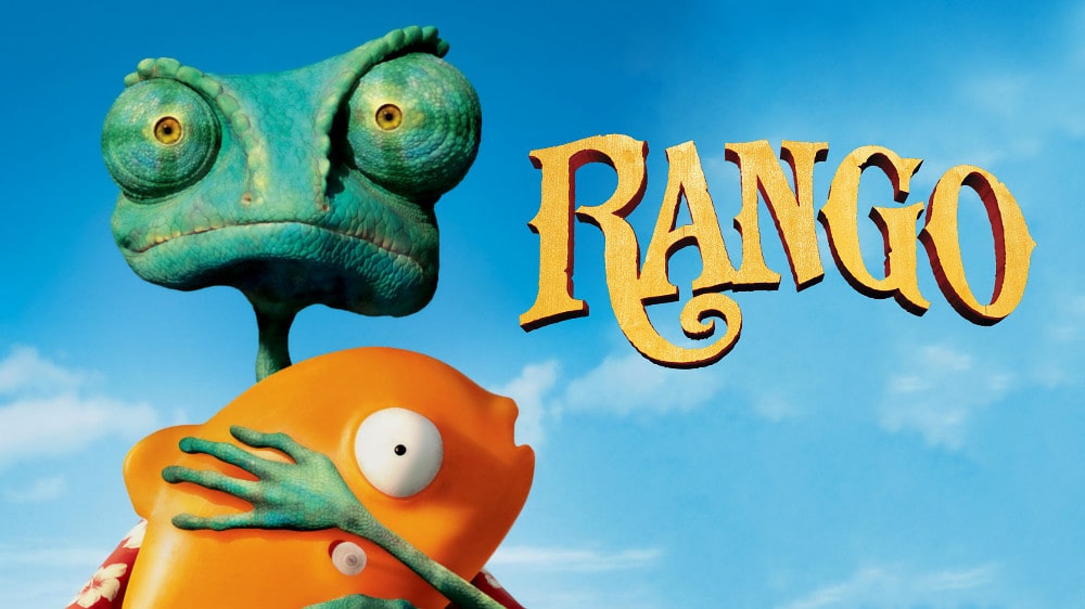 capa do filme rango - um filme desenho animado muito legal