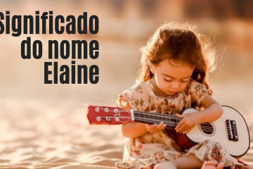 foto escrita significado do nome Elaine