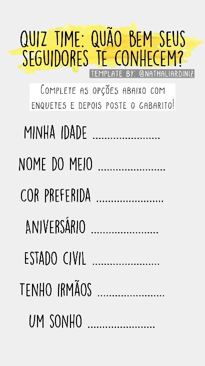 Você me conhece template