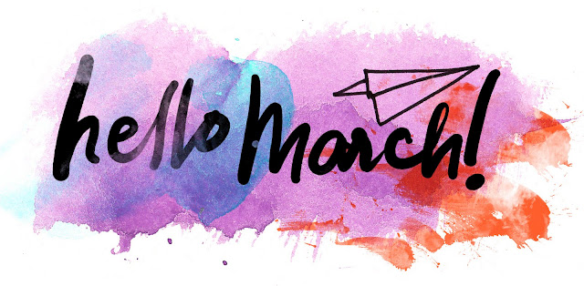 imagem escrita Hello march