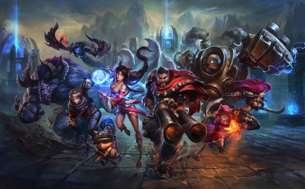 capa do jogo LOL
